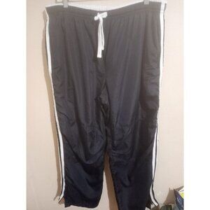 Vintage Starter Track Pants Mens Large L Blue Embroidered Logo Ankle Zip Y2K #2